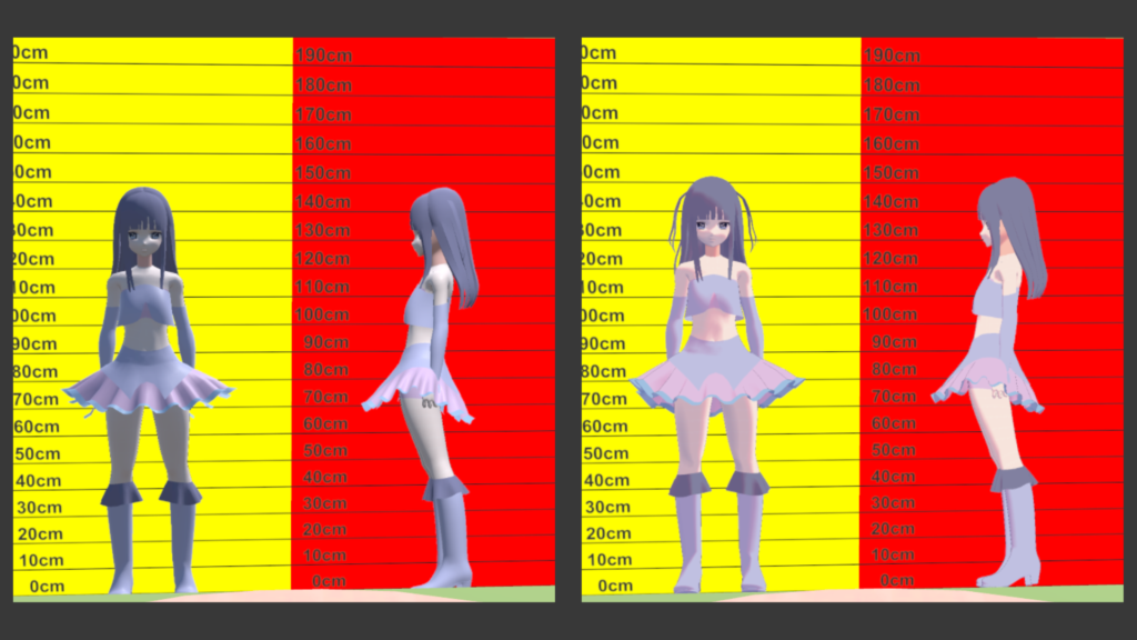 VRChatのホームチェックv6.0 でのビフォーアフター